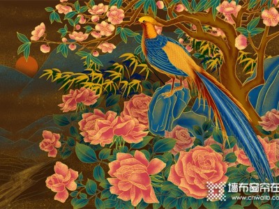 可罗雅墙布窗帘新中式独幅篇 | 罕见、惊艳！一尾赞誉“林中仙”